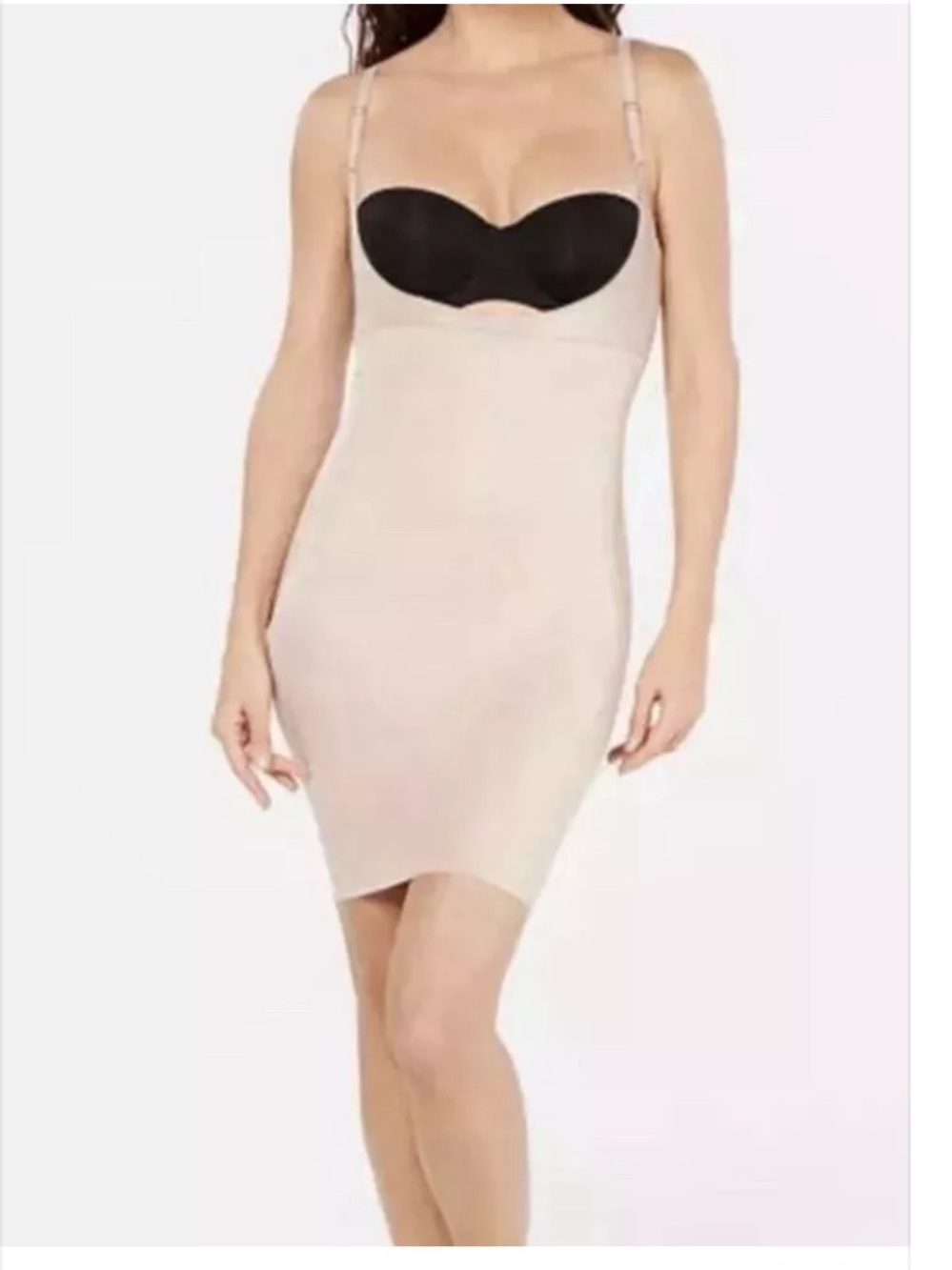 Spanx Open Bust Full Slip in Foundation Size XS Style 10178R Neutral Shapewear